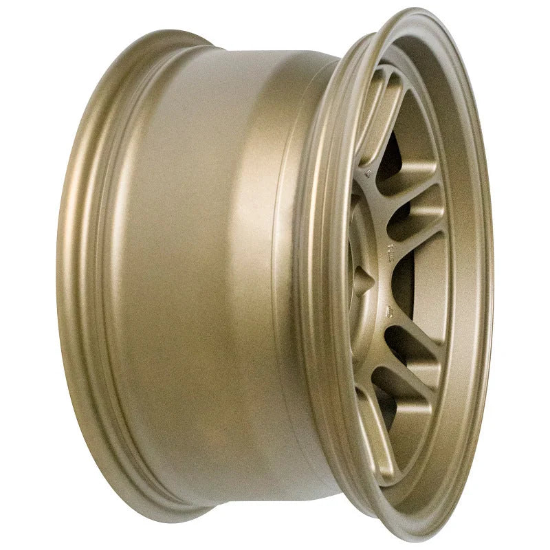Enkei RPT1 16x8 6x139.7 Bolt Pattern +0 Offset 108.5 Bore Titanium Gold Wheel - Side View
