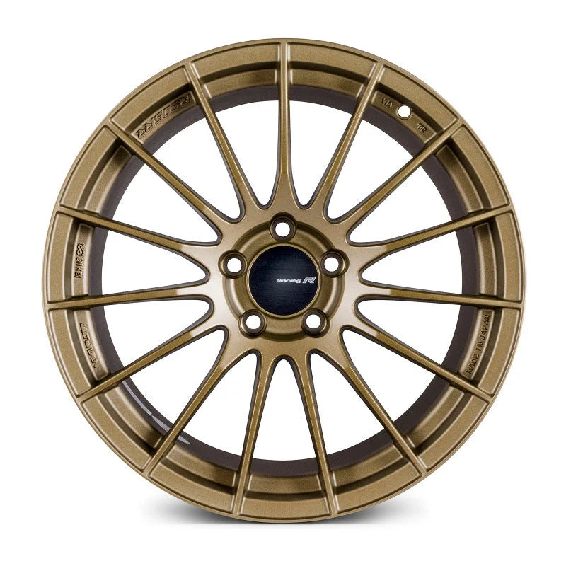 Enkei RS05-RR 18x9.5 22mm ET 5x114.3 75 Bore Titanium Gold Wheel (MOQ 40) - Side View