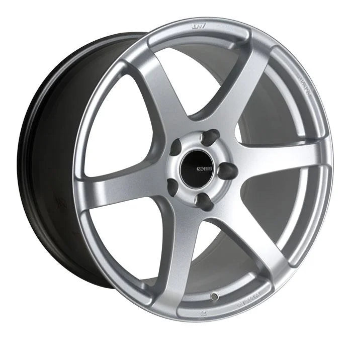 Enkei T6S 18x8 45mm Offset 5x114.3 Bolt Pattern 72.6 Bore Matte Silver Wheel