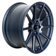 Load image into Gallery viewer, Enkei TS10 18x9.5 35mm Offset 5x114.3 Bolt Pattern 72.6mm Bore Dia Matte Blue Wheel (MOQ 40) - Side View