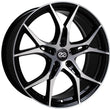 Load image into Gallery viewer, Enkei Vulcan 18X8.0 40mm Offset 5x120 Bolt 72.6mm Bore Black Machined Wheel