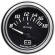 Load image into Gallery viewer, Equus 2.0 Dia Voltmeter Gauge Chrome 8-18 Volts E7268