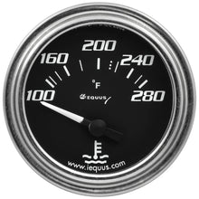 Load image into Gallery viewer, Equus 2.0 Dia Water Temp Gauge Chrome  100-280 E7262