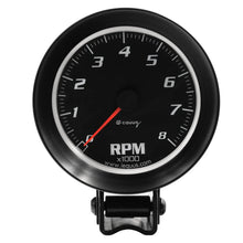 Load image into Gallery viewer, Equus 3-3/8 Dia Tachometer 8000 RPM Black Dial E6068