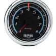 Load image into Gallery viewer, Equus 6000 Series Gauge Tachometer 3-3/8" 8000 RPM Black Dial Chrome Case - Main Product View