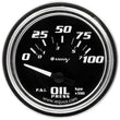 Load image into Gallery viewer, Equus 7000 Series Gauge Oil Pressure 2" 90 Degree Sweep Electric Chrome - Main Product View