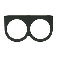 Load image into Gallery viewer, Equus Accessories Gauge Mount Panel Black 2-1/16" Double - Main Product View