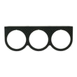 Load image into Gallery viewer, Equus Accessories Gauge Mount Panel Black 2-1/16" Triple - Main Product View