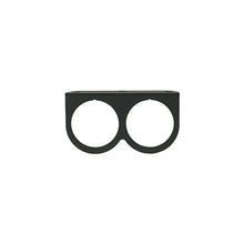 Load image into Gallery viewer, Equus Accessories Gauge Mount Panel Black 2-5/8" Double - Main Product View