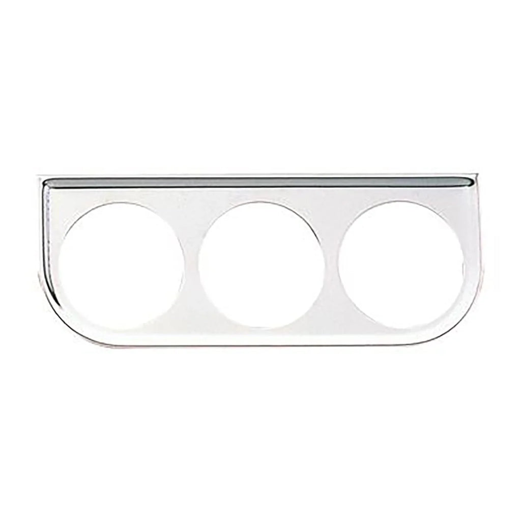 Equus Accessories Gauge Mount Panel Chrome 2-1/16" Triple - Main Product View