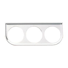 Load image into Gallery viewer, Equus Accessories Gauge Mount Panel Chrome 2-1/16" Triple - Main Product View