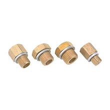 Load image into Gallery viewer, Equus Adapters, Euro, Oil Press, 1/8" - 27 NPT to M10 x 1, M12 x 1.5, M14 x 1.5, 1/4" - Main Product View