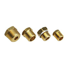 Load image into Gallery viewer, Equus Adapters Mech WTEMP, 4 pcs, 1/8" -27 NPTF to M14x1.5, M16x1.5, M18x1.5, 5/8" UNF - Main Product View