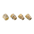 Load image into Gallery viewer, Equus Adapters Mech WTMP, 4 pcs, 5/8" -18 UNF to 3/8" NPT, 1/4" NPT, 1/2" NPT, M16x1.5 E9851