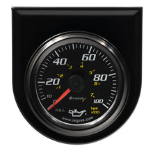 Load image into Gallery viewer, Equus Equus 6000 Series, Gauge, Oil Pressure, 2&quot; , 0-100Psi, 270 Sweep Mech, Black E6244