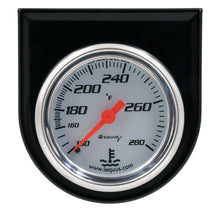 Load image into Gallery viewer, Equus Gauge Console, Water Temp, 2&quot; , 180F, Wht Dial, Blk Panel, 5000 Series E5242