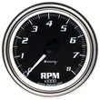 Load image into Gallery viewer, Equus Gauge Tachometer 3-3/8" 8K RPM 270 Degree Sweep Elec Chrome 7000 Series - Main Product View