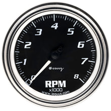 Load image into Gallery viewer, Equus Gauge Tachometer 3-3/8" 8K RPM 270 Degree Sweep Elec Chrome 7000 Series - Main Product View