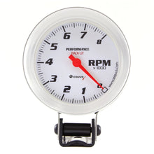 Load image into Gallery viewer, Equus Gauge Tachometer 3.4" 8K RPM 270 Degree Sweep Elec Silver 8000 Series - Main Product View