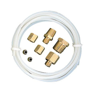 Equus Tubing Kit, Nylon, 1/8" Diameter, Incl. Compression Fittings and Ferrules E9801