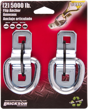 Load image into Gallery viewer, Erickson Flip-Style Anchor Rings - 5000 lb-Rated 09170 - Side View