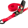 Load image into Gallery viewer, Erickson Ratchet Strap - 1" x 15' - Red 01400 - Main Product View