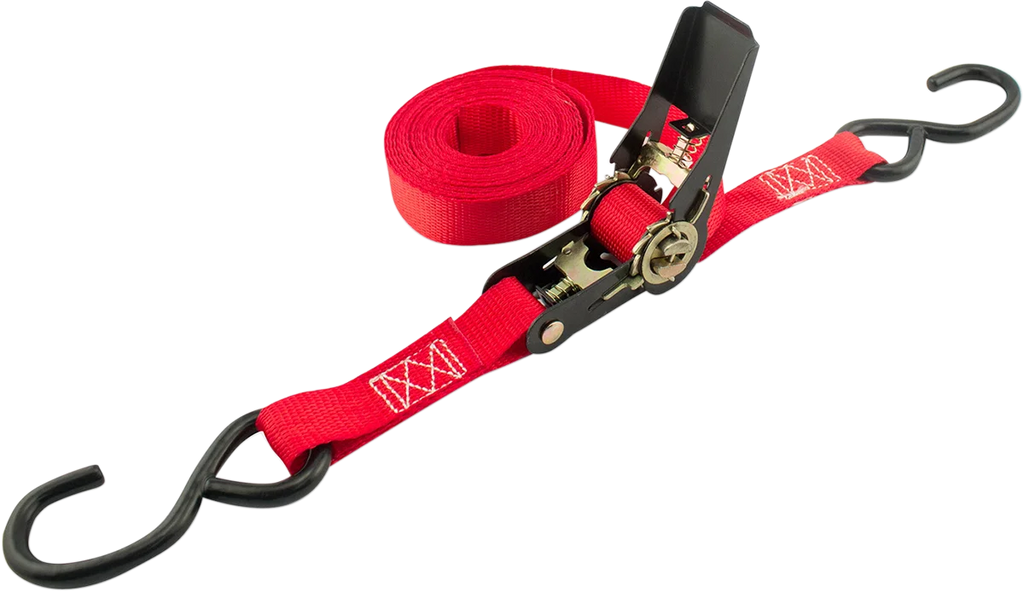 Erickson Ratchet Strap - 1" x 15' - Red 01400 - Main Product View