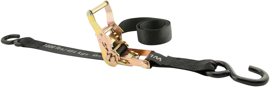 Erickson Ratchet Straps - 1.5" x 6' - Black 05735 - Main Product View