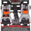 Load image into Gallery viewer, Erickson Ratchet Tie-Down - 1.25" x 12' - Gray 31353 - Side View