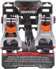 Load image into Gallery viewer, Erickson Ratchet Tie-Down - 1.25" x 12' - Gray 31353 - Side View