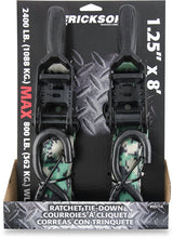 Load image into Gallery viewer, Erickson Ratchet Tie-Down - 1.25" x 8' - Camo 05714 - Side View