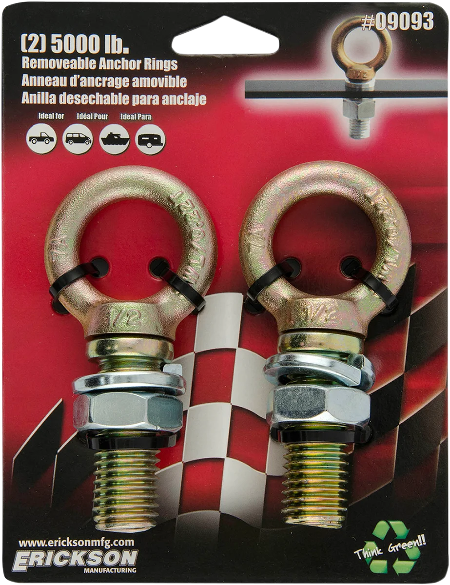 Erickson Removable Anchor Points 09093 - Side View