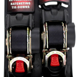 Load image into Gallery viewer, Erickson Retractable Ratchet Tie-Downs - 6' - Black 34413 - Side View