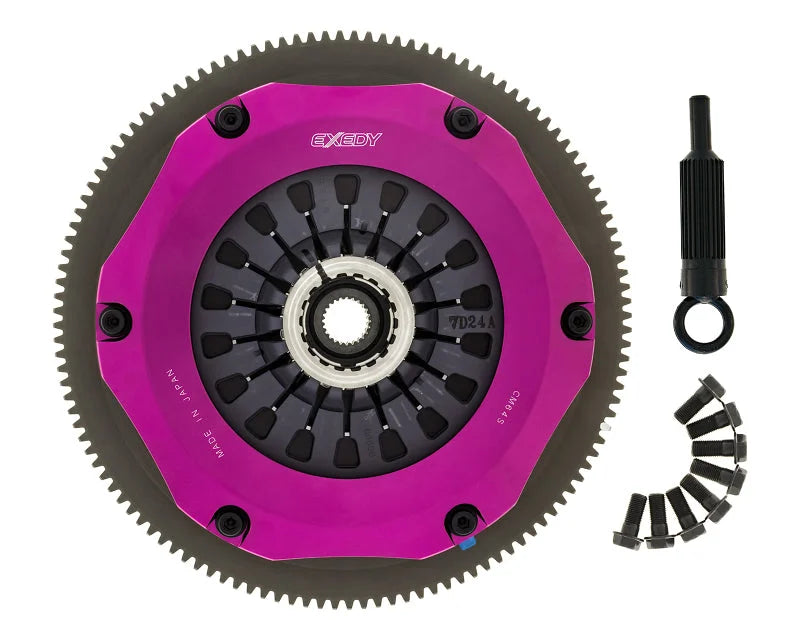 Exedy 04-17 Subaru WRX STI EJ255/EJ257 2.5L Twin-Organic Clutch Kit - Main Product View