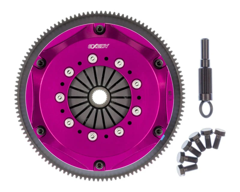 Exedy 1989-1993 Nissan Skyline GTR L6 Hyper Twin Cerametallic Clutch Sprung Center Disc Push Type - Main Product View
