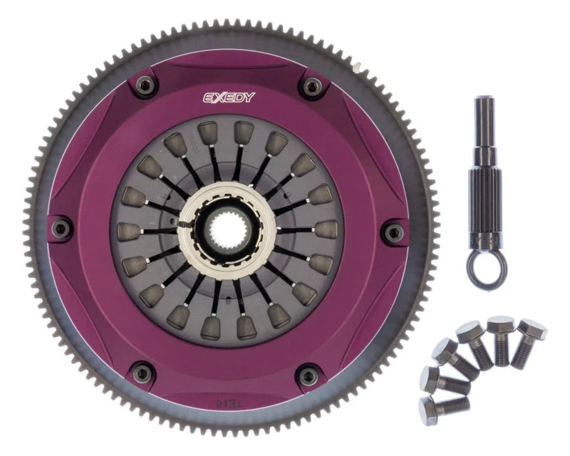 Exedy 1993-1994 Nissan Skyline GTR L6 Hyper Triple Cerametallic Clutch Rigid - Back View