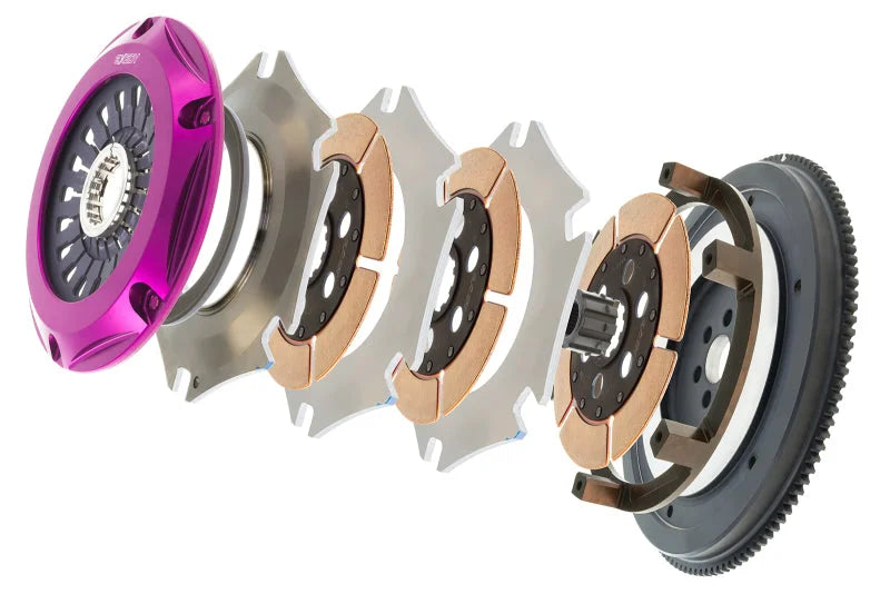 Exedy 1993-1994 Nissan Skyline GTR L6 Hyper Triple Cerametallic Clutch Rigid - Installation View