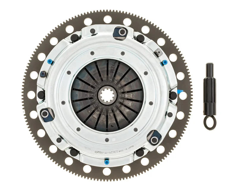 Exedy 1996-10 Mustang 4.6L Organic 10 Teeth 8 Bolt Twin Disc Clutch - Main Product View