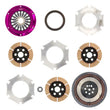 Load image into Gallery viewer, Exedy 1996-1996 Mitsubishi Lancer Evolution IV L4 Hyper Triple Cerametallic Clutch Rigid Pull Type - Installation View