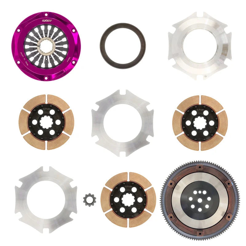 Exedy 1996-1996 Mitsubishi Lancer Evolution IV L4 Hyper Triple Cerametallic Clutch Rigid Pull Type - Installation View