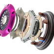 Load image into Gallery viewer, Exedy 1999-2002 Nissan Skyline GTR L6 Hyper Twin Cerametallic Clutch Sprung Center Disc Pull Type - Back View