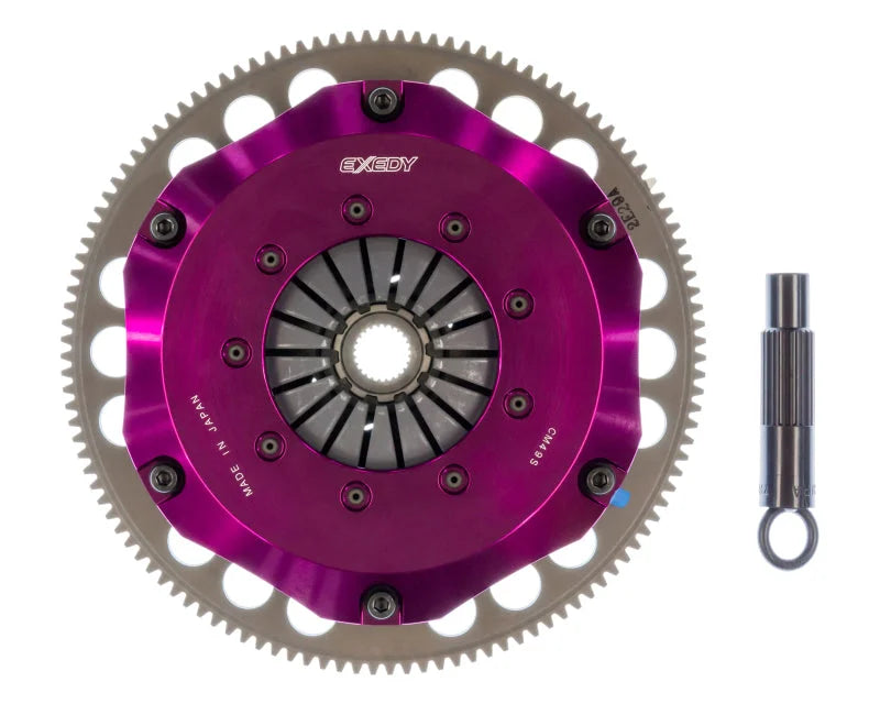 Exedy 2002-2006 Acura RSX L4 Hyper Compe-R Twin Cerametallic Clutch Rigid Disc - Side View