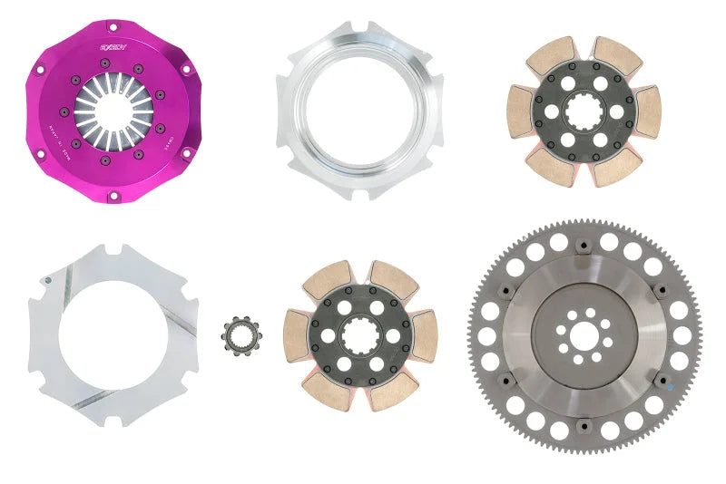 Exedy 2002-2006 Acura RSX L4 Hyper Compe-R Twin Cerametallic Clutch Rigid Disc - Installation View