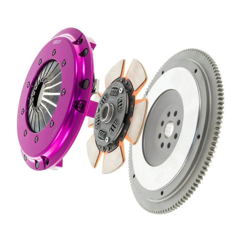 Exedy 2004-2014 Subaru Impreza WRX STI H4 Hyper Single Clutch Sprung Center Disc Pull Type - Back View