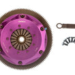 Load image into Gallery viewer, Exedy 2006-2006 Saab 9-2X Aero H4 Hyper Twin Cerametallic Clutch Sprung Center Disc Push Type Cover - Back View