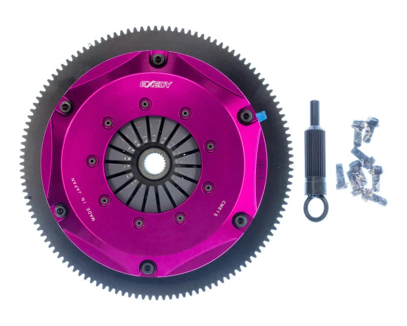 Exedy 2006-2006 Saab 9-2X Aero H4 Hyper Twin Cerametallic Clutch Sprung Center Disc Push Type Cover - Additional View 6