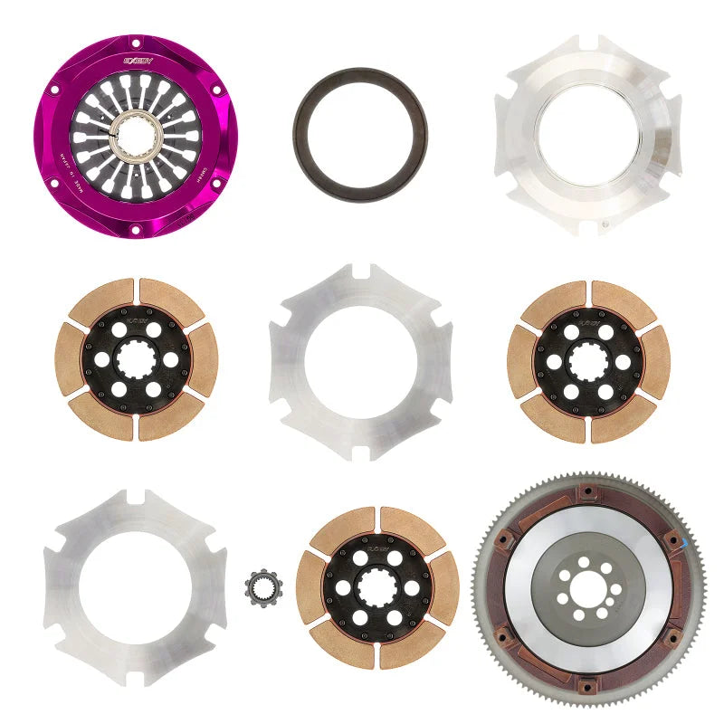 Exedy 2008-2015 Mitsubishi Lancer Evolution GSR L4 Hyper Triple Cerametallic Clutch Rigid Disc - Additional View 6