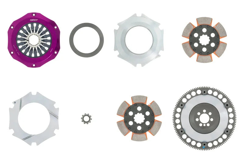 Exedy 2008-2015 Mitsubishi Lancer Evolution GSR L4 Hyper Compe-R Twin Cerametallic Clutch Rigid - Main Product View