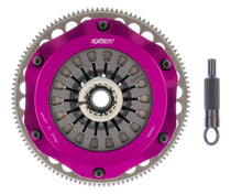 Load image into Gallery viewer, Exedy 2008-2015 Mitsubishi Lancer Evolution GSR L4 Hyper Compe-R Twin Cerametallic Clutch Rigid - Side View