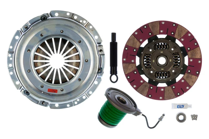 Exedy 2011-2016 Ford Mustang V8 Stage 2 Cerametallic Clutch Cushion Button Disc Inc Slave - Main Product View